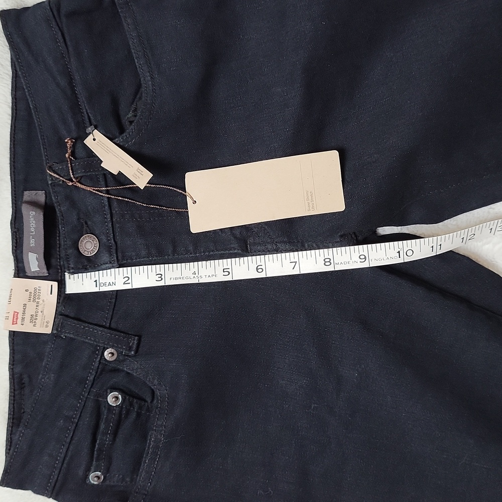 LEVI'S 535 Ultra Low-Rise Legging Jeans Size 11 Long, New With Tags - Picture 9 of 16